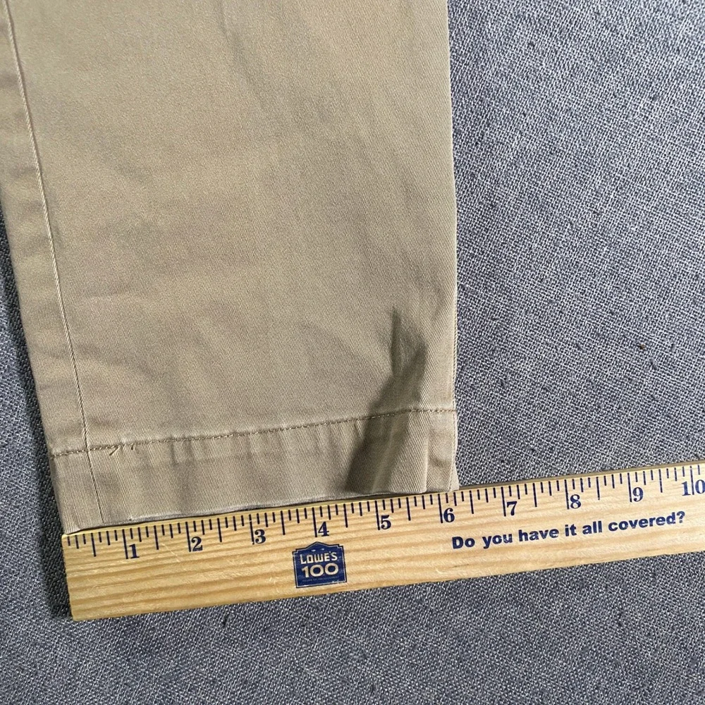 Banana Republic Tapered Fit Khaki Chinos Pants Men 35x34‎ Casual Work Wear